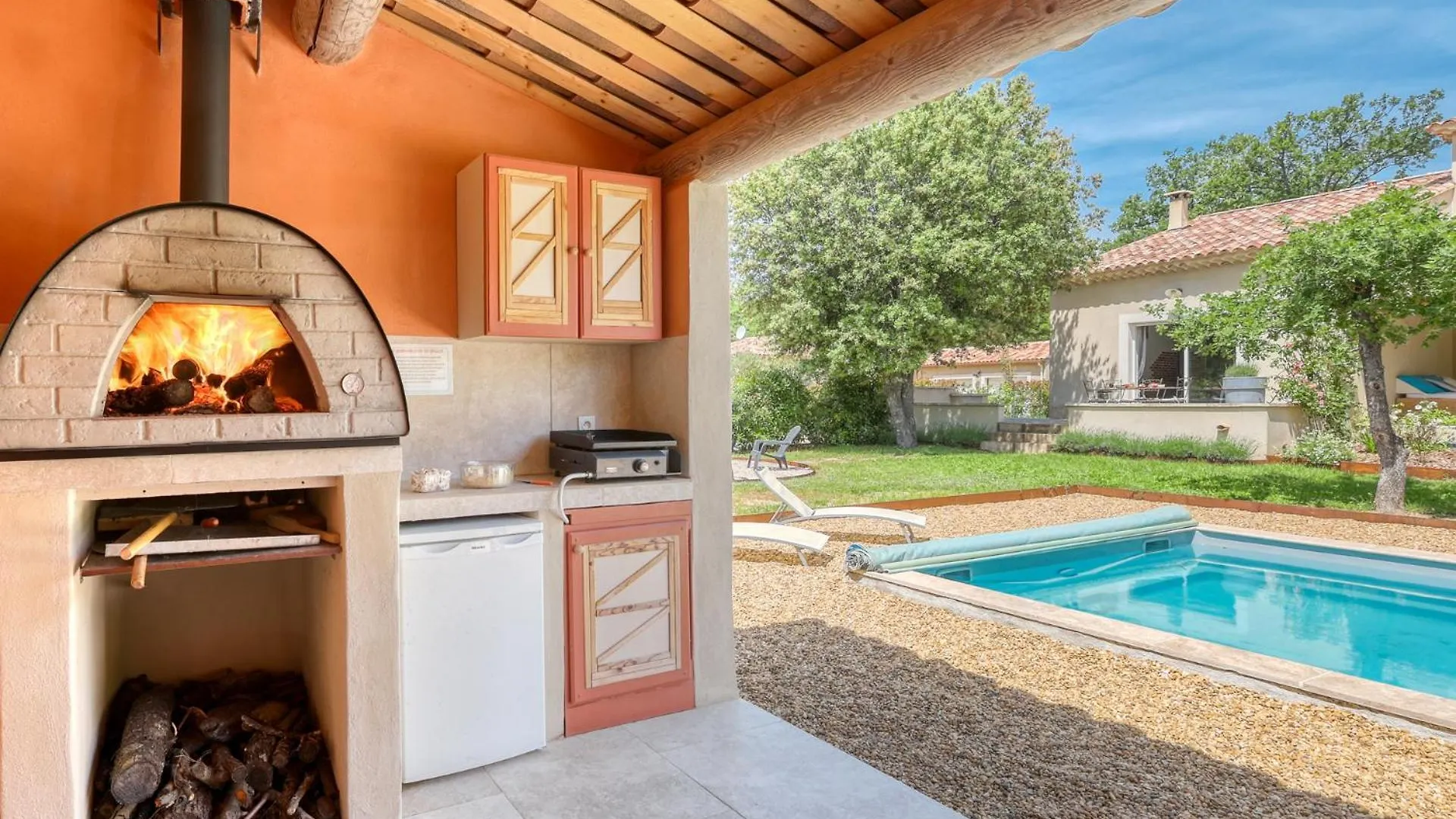 Ferienhaus Le Jardin Des Delis Gite Neuf En Provence Saint-Saturnin-d'Apt Frankreich